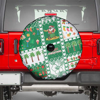 Norfolk Island Christmas Spare Tire Cover Festive Beach Vibes LT05 - Polynesian Pride