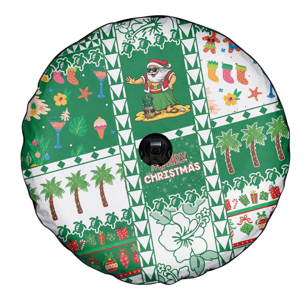 Norfolk Island Christmas Spare Tire Cover Festive Beach Vibes LT05 - Polynesian Pride