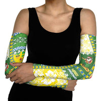 Pitcairn Islands Christmas Arm Sleeves Festive Beach Vibes LT05 - Polynesian Pride