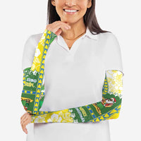 Pitcairn Islands Christmas Arm Sleeves Festive Beach Vibes LT05 - Polynesian Pride