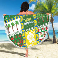 Pitcairn Islands Christmas Beach Blanket Festive Beach Vibes LT05 - Polynesian Pride