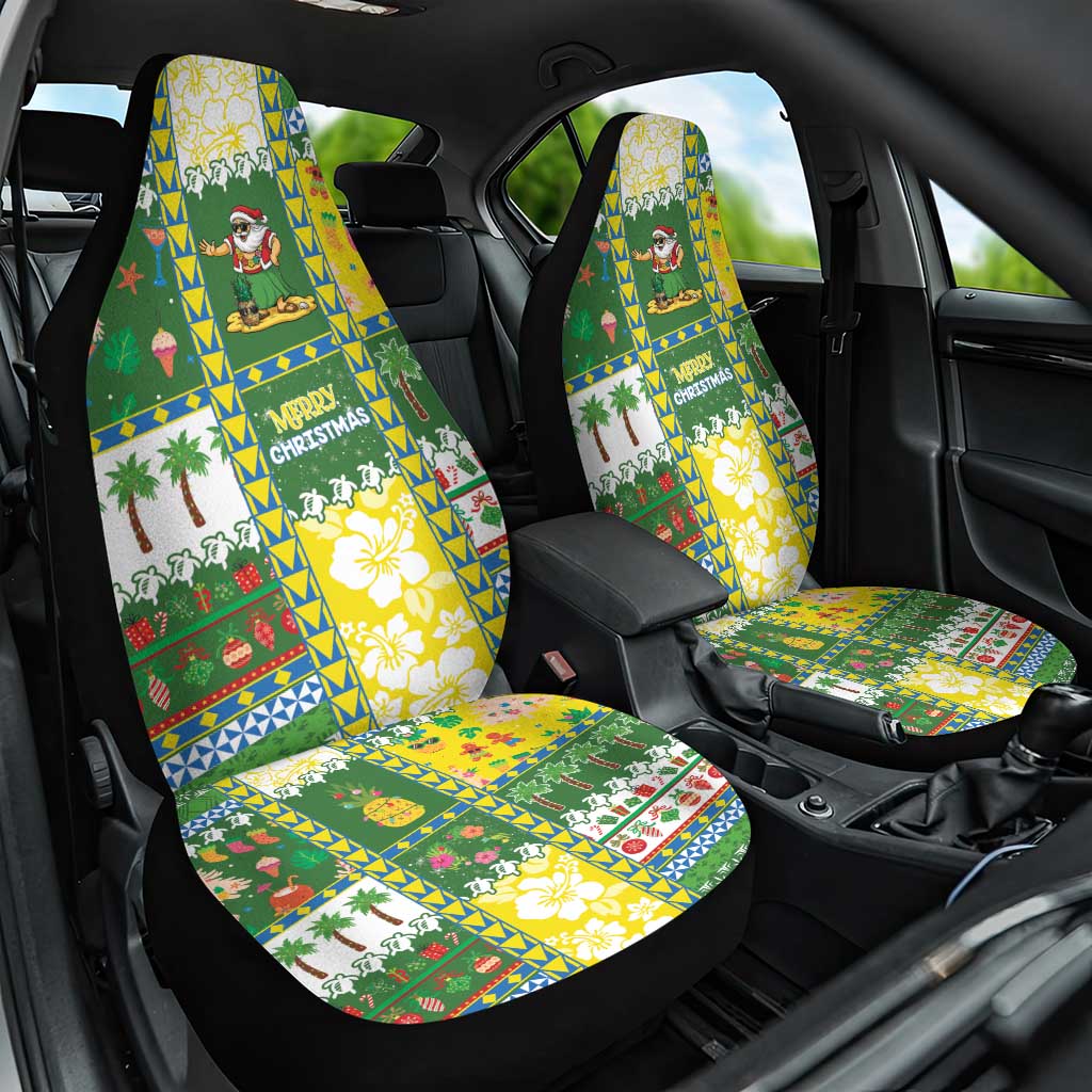 Pitcairn Islands Christmas Car Seat Cover Festive Beach Vibes LT05 One Size Colorful - Polynesian Pride