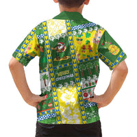 Pitcairn Islands Christmas Kid Hawaiian Shirt Festive Beach Vibes LT05 - Polynesian Pride