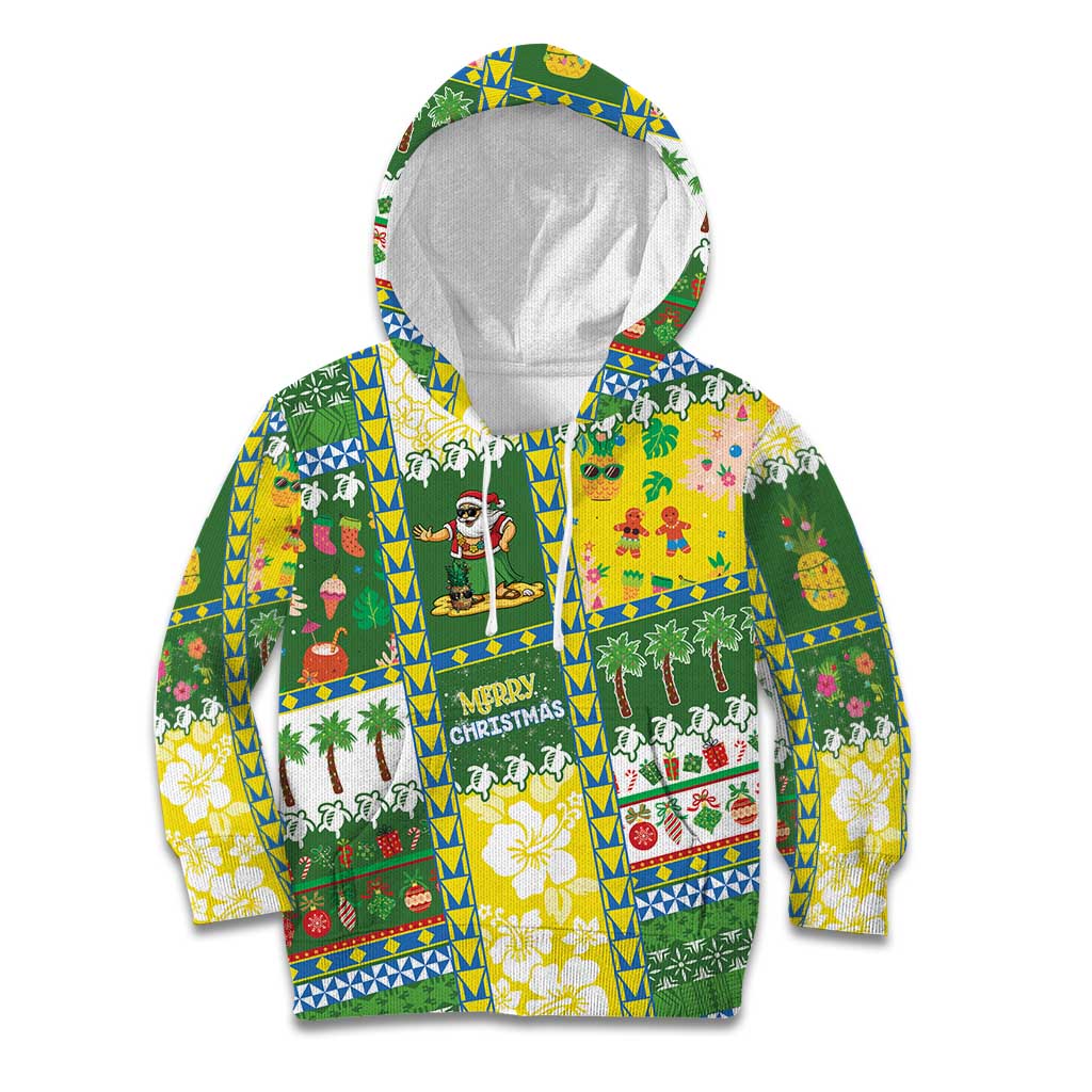 Pitcairn Islands Christmas Kid Hoodie Festive Beach Vibes LT05 Hoodie Colorful - Polynesian Pride