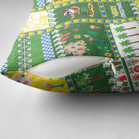 Pitcairn Islands Christmas Pillow Cover Festive Beach Vibes LT05 - Polynesian Pride