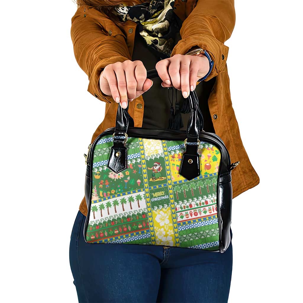 Pitcairn Islands Christmas Shoulder Handbag Festive Beach Vibes LT05 One Size Colorful - Polynesian Pride
