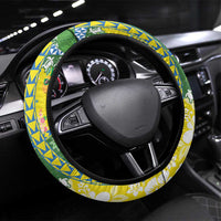 Pitcairn Islands Christmas Steering Wheel Cover Festive Beach Vibes LT05 Universal Fit Colorful - Polynesian Pride