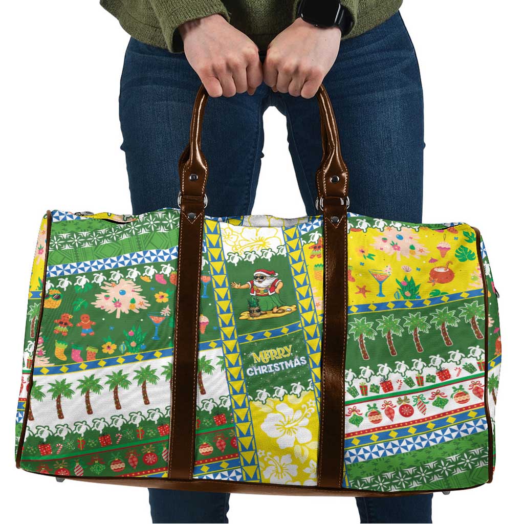 Pitcairn Islands Christmas Travel Bag Festive Beach Vibes LT05 Colorful - Polynesian Pride