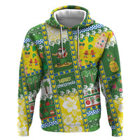 Pitcairn Islands Christmas Zip Hoodie Festive Beach Vibes LT05 Pullover Hoodie Colorful - Polynesian Pride