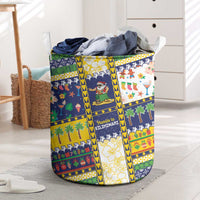 Tokelau Christmas Laundry Basket Festive Beach Vibes LT05 Colorful - Polynesian Pride