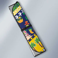 Tokelau Christmas Auto Sun Shade Festive Beach Vibes LT05 - Polynesian Pride