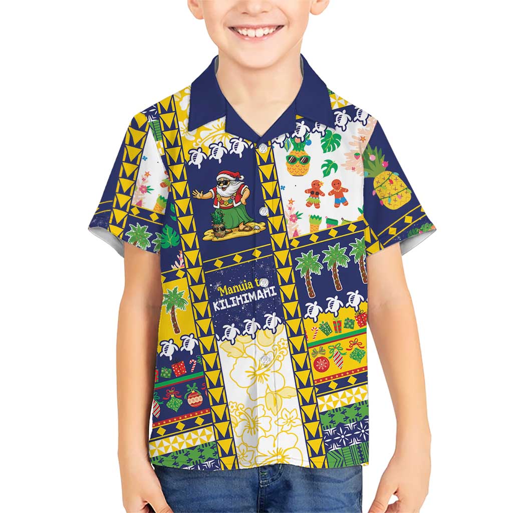 Tokelau Christmas Kid Hawaiian Shirt Festive Beach Vibes LT05 Kid Colorful - Polynesian Pride