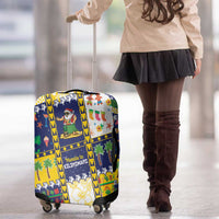 Tokelau Christmas Luggage Cover Festive Beach Vibes LT05 - Polynesian Pride