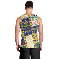 Tokelau Christmas Men Tank Top Festive Beach Vibes LT05 - Polynesian Pride