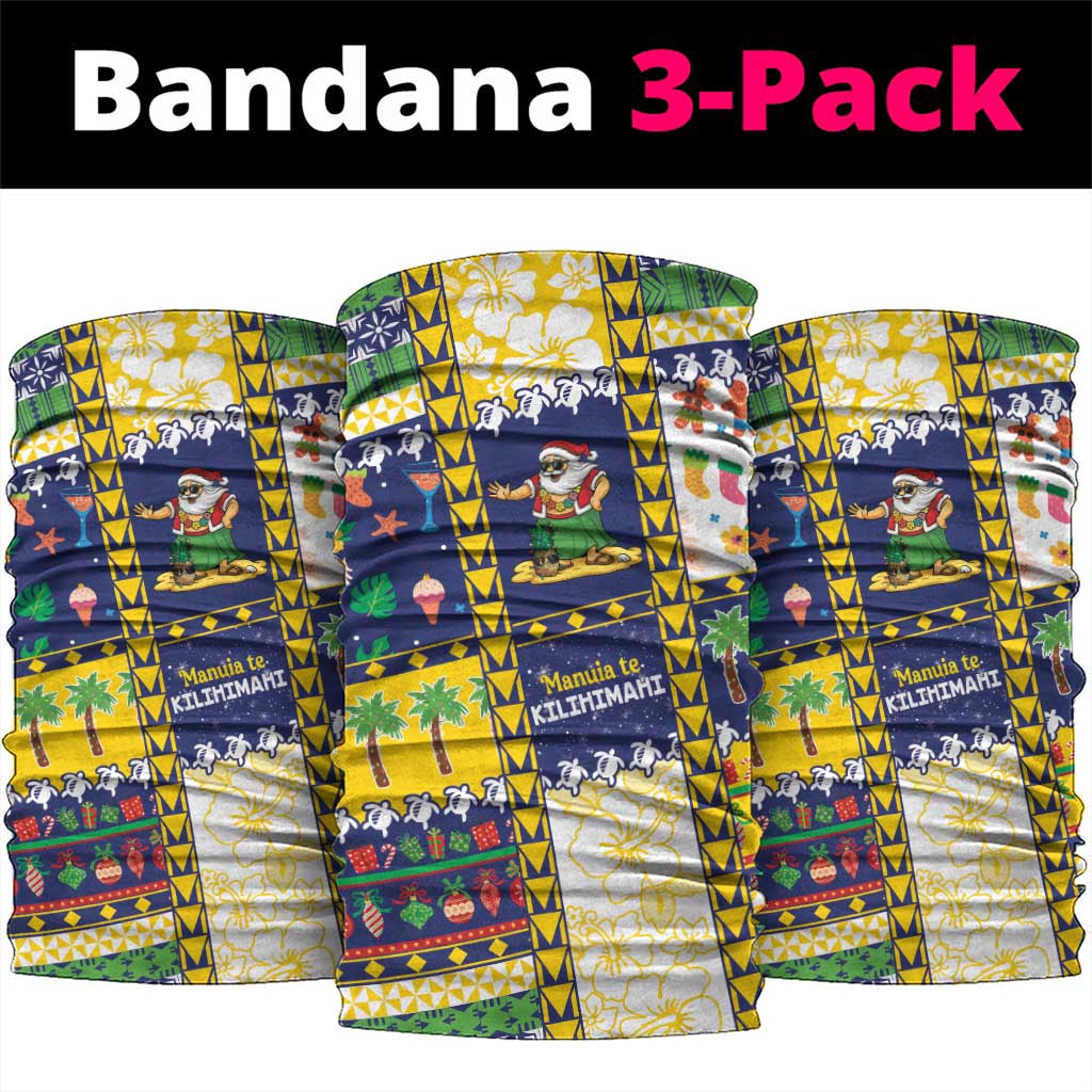 Tokelau Christmas Neck Gaiter Festive Beach Vibes LT05 package One Size: 25*50cm Colorful - Polynesian Pride