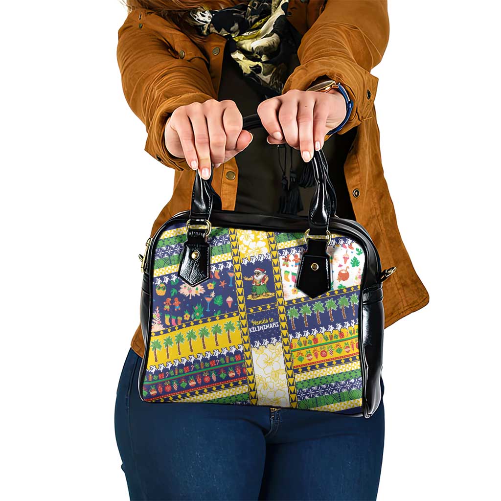 Tokelau Christmas Shoulder Handbag Festive Beach Vibes LT05 One Size Colorful - Polynesian Pride