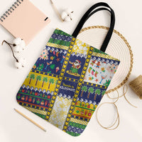 Tokelau Christmas Tote Bag Festive Beach Vibes LT05 Black Strap One Size Colorful - Polynesian Pride