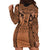 Polynesia Maui Tattoo Inspired Cosplay Costume Hoodie Dress