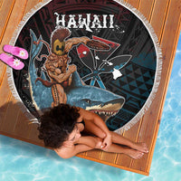 Hawaii Ikaika Beach Blanket Hawaiian Mythic Koa Tribal Warrior LT05 - Polynesian Pride