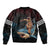 Hawaii Ikaika Bomber Jacket Hawaiian Mythic Koa Tribal Warrior