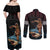 Hawaii Ikaika Couples Matching Off Shoulder Maxi Dress and Long Sleeve Button Shirt Hawaiian Mythic Koa Tribal Warrior