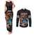 Hawaii Ikaika Couples Matching Tank Maxi Dress and Long Sleeve Button Shirt Hawaiian Mythic Koa Tribal Warrior