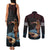 Hawaii Ikaika Couples Matching Tank Maxi Dress and Long Sleeve Button Shirt Hawaiian Mythic Koa Tribal Warrior