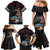 Hawaii Ikaika Family Matching Mermaid Dress and Hawaiian Shirt Hawaiian Mythic Koa Tribal Warrior