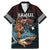 Hawaii Ikaika Family Matching Mermaid Dress and Hawaiian Shirt Hawaiian Mythic Koa Tribal Warrior