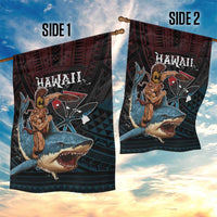 Hawaii Ikaika Garden Flag Hawaiian Mythic Koa Tribal Warrior LT05 - Polynesian Pride