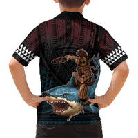 Hawaii Ikaika Hawaiian Shirt Hawaiian Mythic Koa Tribal Warrior LT05 - Polynesian Pride