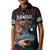 Hawaii Ikaika Kid Polo Shirt Hawaiian Mythic Koa Tribal Warrior