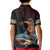 Hawaii Ikaika Kid Polo Shirt Hawaiian Mythic Koa Tribal Warrior