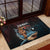 Hawaii Ikaika Rubber Doormat Hawaiian Mythic Koa Tribal Warrior