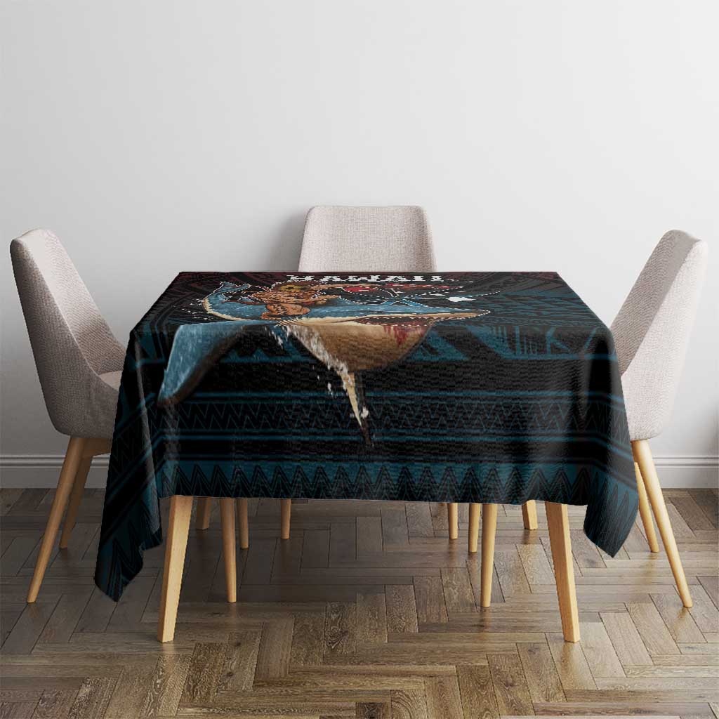 Hawaii Ikaika Tablecloth Hawaiian Mythic Koa Tribal Warrior LT05 - Polynesian Pride