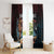 Hawaii Ikaika Window Curtain Hawaiian Mythic Koa Tribal Warrior