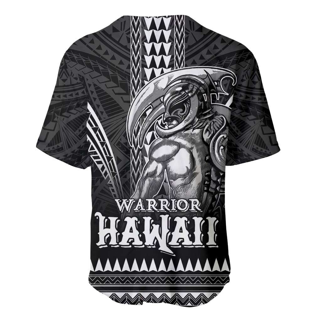 Hawaiian Ikaika Warrior Baseball Jersey Tribal Pattern LT05 - Polynesian Pride