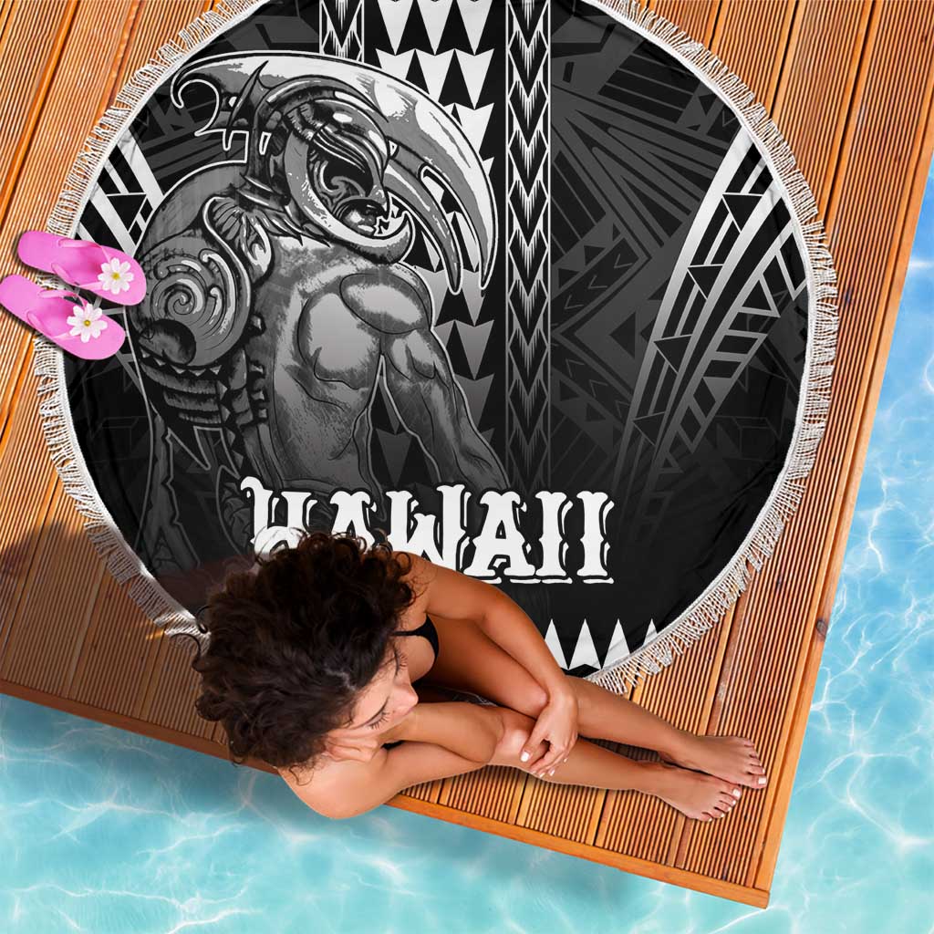 Hawaiian Ikaika Warrior Beach Blanket Tribal Pattern LT05 - Polynesian Pride