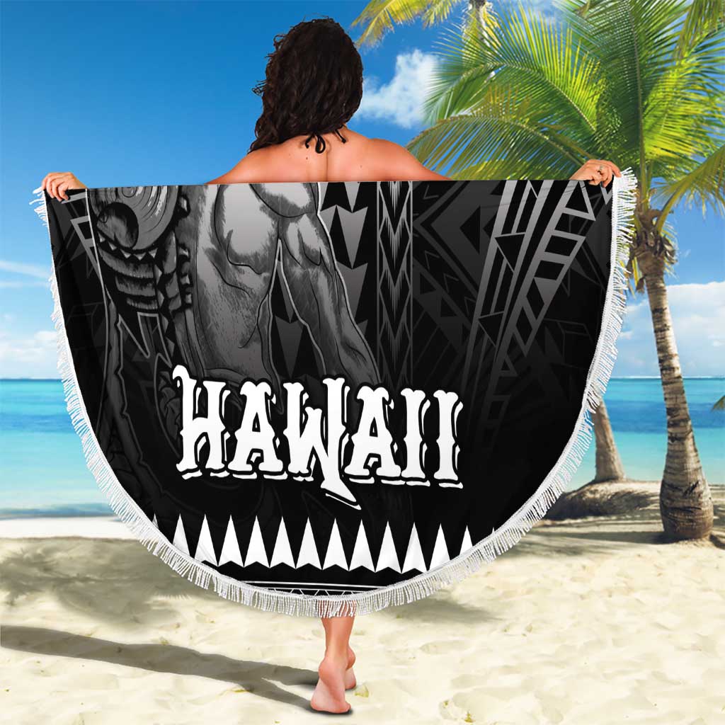Hawaiian Ikaika Warrior Beach Blanket Tribal Pattern LT05 - Polynesian Pride