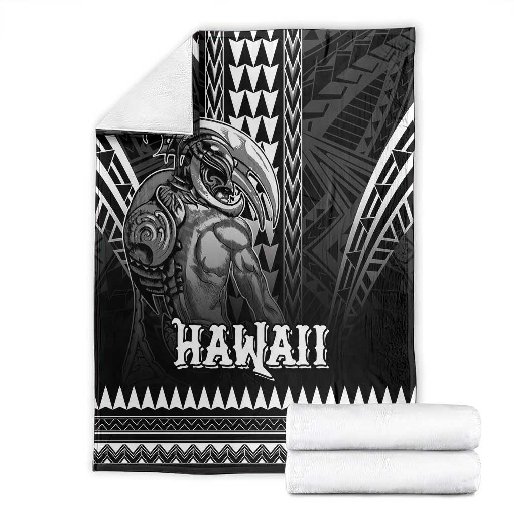 Hawaiian Ikaika Warrior Blanket Tribal Pattern LT05 - Polynesian Pride
