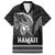 Hawaiian Ikaika Warrior Family Matching Off The Shoulder Long Sleeve Dress and Hawaiian Shirt Tribal Pattern