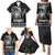 Hawaiian Ikaika Warrior Family Matching Puletasi and Hawaiian Shirt Tribal Pattern