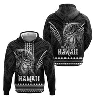 Hawaiian Ikaika Warrior Hoodie Tribal Pattern LT05 - Polynesian Pride