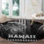 Hawaiian Ikaika Warrior Round Carpet Tribal Pattern