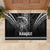 Hawaiian Ikaika Warrior Rubber Doormat Tribal Pattern