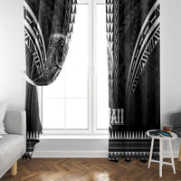 Hawaiian Ikaika Warrior Window Curtain Tribal Pattern LT05 - Polynesian Pride