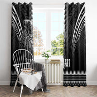 Hawaiian Ikaika Warrior Window Curtain Tribal Pattern LT05 - Polynesian Pride