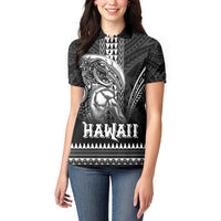 Hawaiian Ikaika Warrior Women Polo Shirt Tribal Pattern LT05 - Polynesian Pride