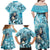 Hawaii Namaka Goddess Of The Sea Family Matching Off Shoulder Maxi Dress and Hawaiian Shirt Polynesian Style LT05 - Polynesian Pride