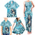 Hawaii Namaka Goddess Of The Sea Family Matching Tank Maxi Dress and Hawaiian Shirt Polynesian Style LT05 - Polynesian Pride